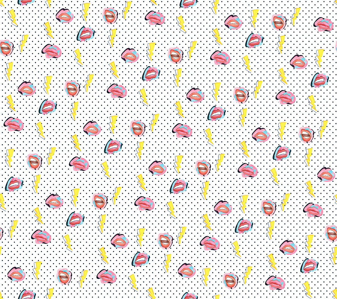 Lips fondo blanco